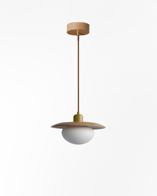 Contemporary Natural Single Pendant Lamp IA-0117-DL