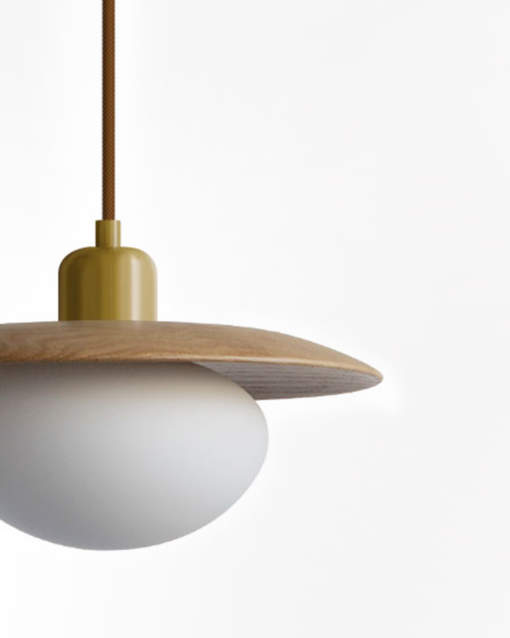 Contemporary Natural Single Pendant Lamp IA-0117-DL - Image 4