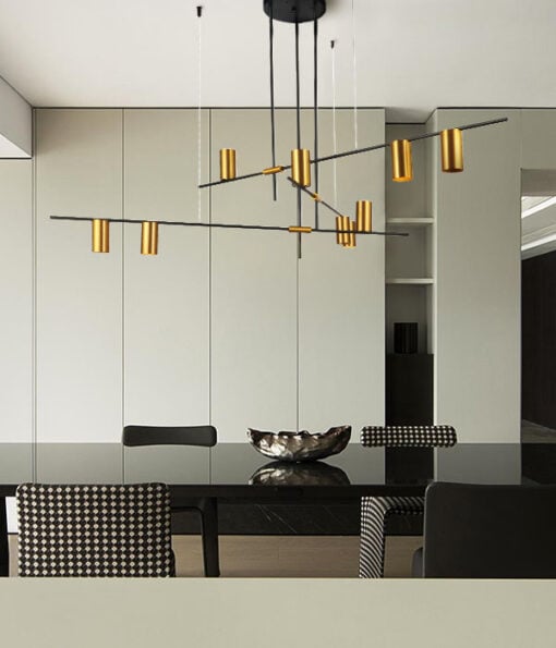 Modern Linear drop pendant lamp - Image 8
