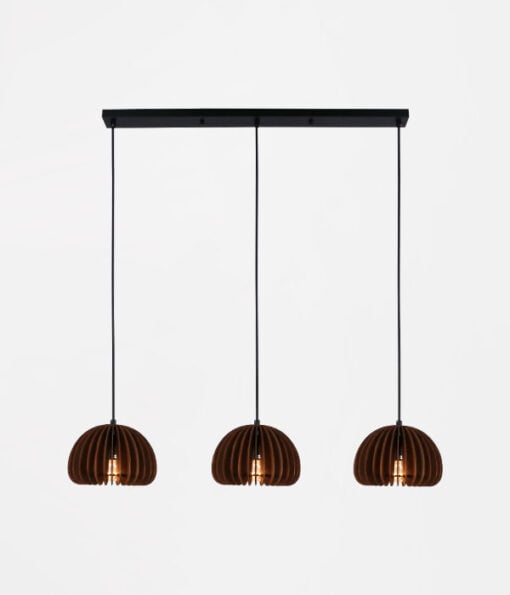 Modern Rectangular Base Linear drop pendant lamp