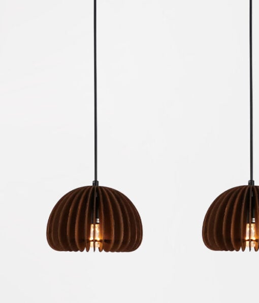 Modern Rectangular Base Linear drop pendant lamp - Image 2