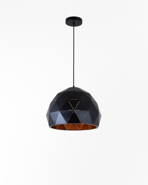 Modern Geometrical Single Pendant Lamp IA-9363-350 BK
