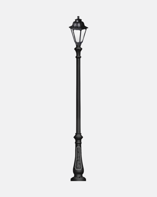 6-Sides Clear Type Large Post Lamp