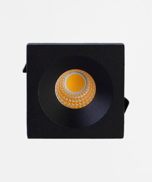 Square recessed LED mini spotlight