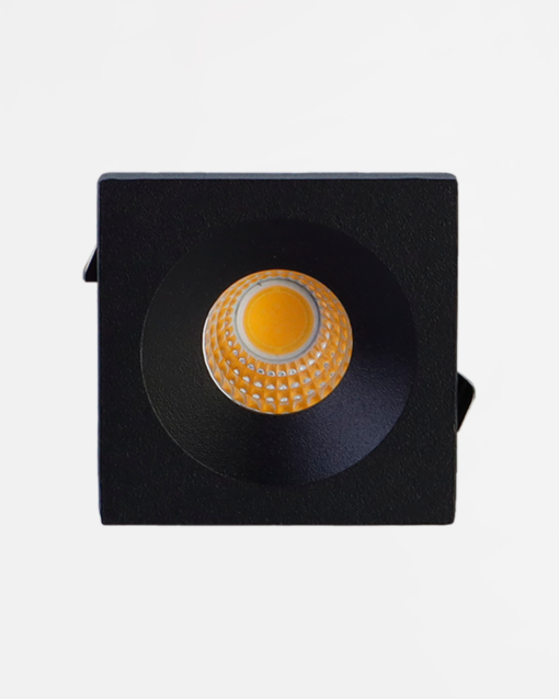 Square recessed LED mini spotlight