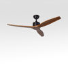 52" 3-Blade Wood Ceiling Fan No Light DC Motor