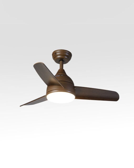 36"  3-Blade Plastic Ceiling Fan with LED Light and Remote DC Motor - Image 5