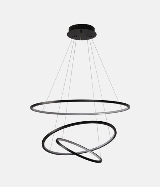 LED 3-Layer modern hanging lamp (w/ remote control)