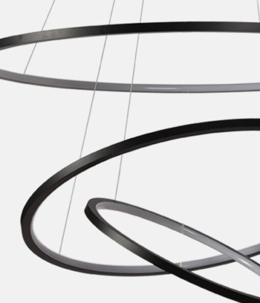 LED 3-Layer modern hanging lamp (w/ remote control) - Image 3