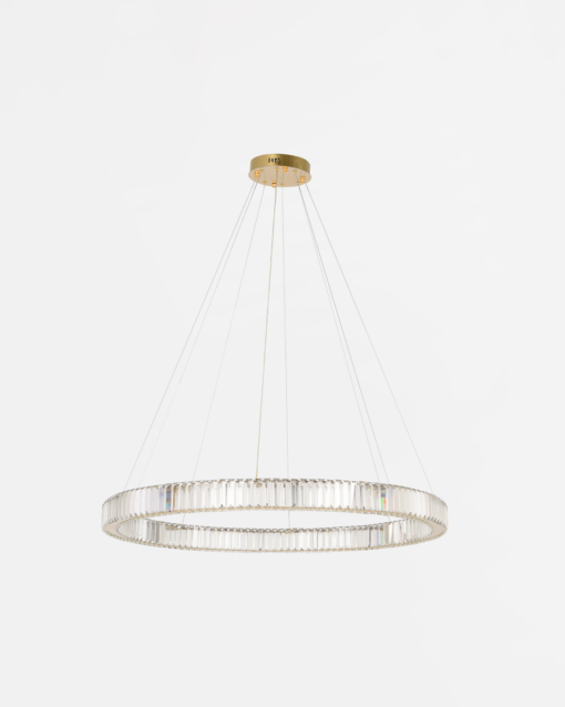 LED SINGLE MODERN CRYSTAL HANGING LAMP (w/ remote control)