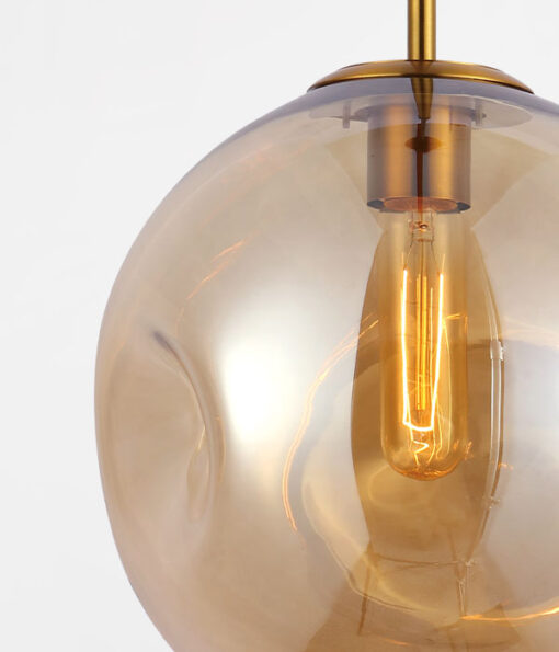 SINGLE MODERN GLASS PENDANT LAMP - Image 3