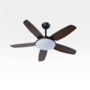 48" 5-Blade ABS Ceiling Fan with LED Light DC Motor