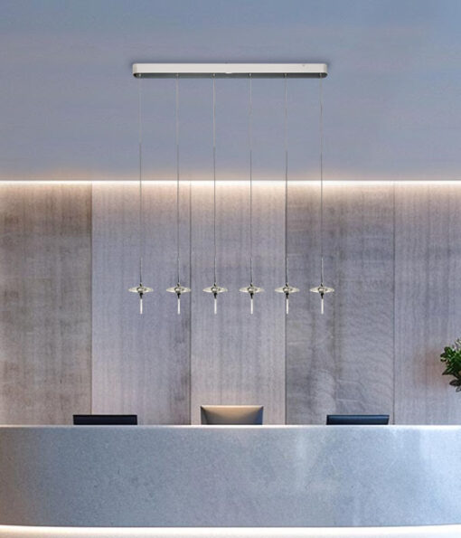 Modern aluminum LED hanging lamp - Image 2