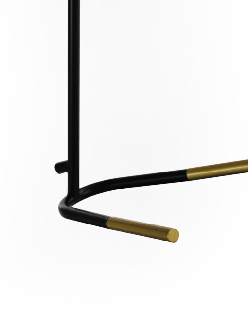 Contemporary Metal With Wood Accent Floor Lamp IA-9465T - Image 2