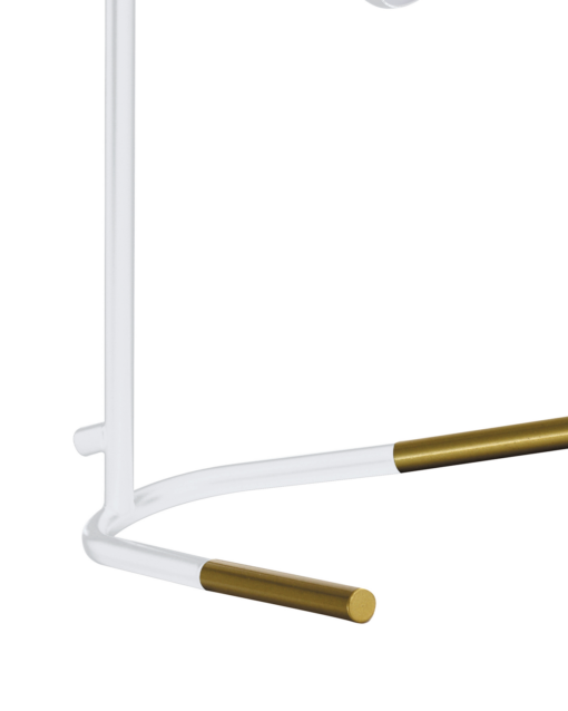Contemporary Metal With Wood Accent Floor Lamp IA-9465T - Image 5