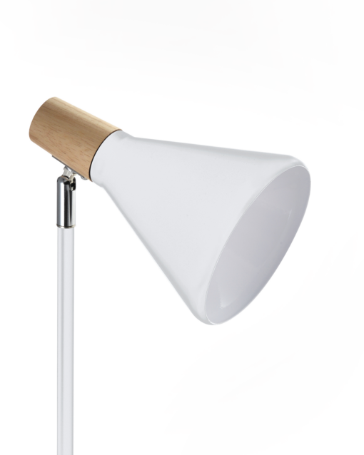 Contemporary Metal With Wood Accent Floor Lamp IA-9465T - Image 6