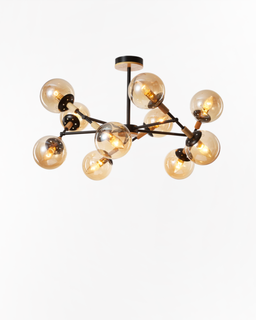 Modern/Traditional Glass Hanging Lamp IA-9503 - Image 10