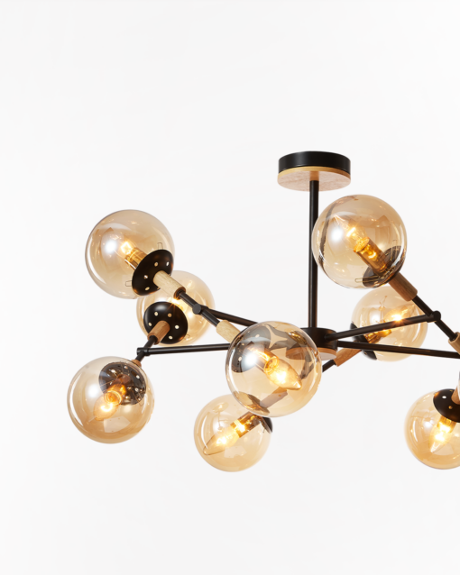 Modern/Traditional Glass Hanging Lamp IA-9503 - Image 11