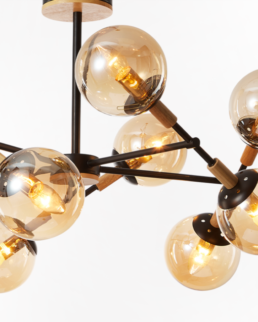 Modern/Traditional Glass Hanging Lamp IA-9503 - Image 12