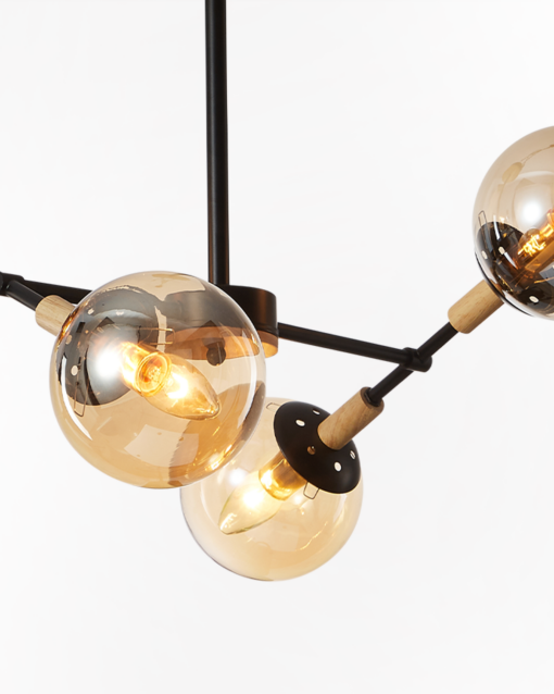Modern/Traditional Glass Hanging Lamp IA-9503 - Image 3