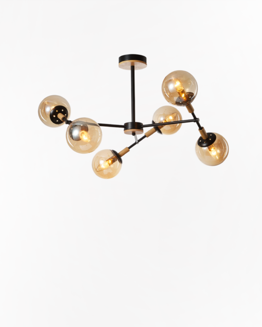 Modern/Traditional Glass Hanging Lamp IA-9503 - Image 4