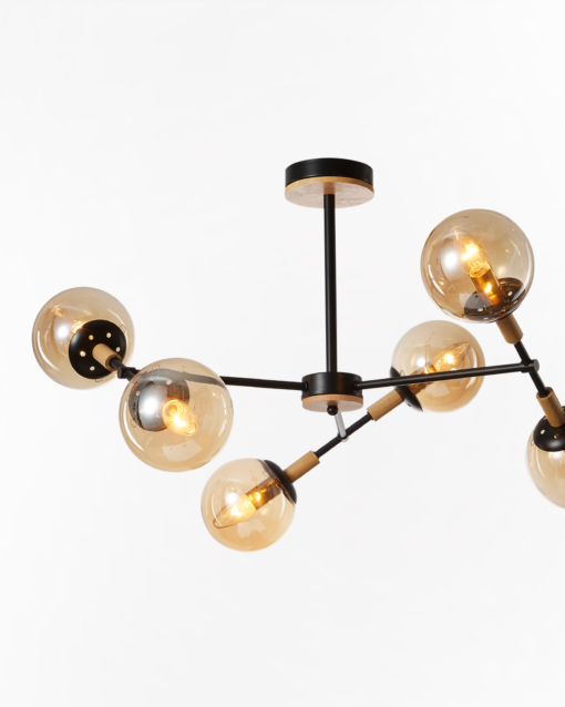 Modern/Traditional Glass Hanging Lamp IA-9503 - Image 5