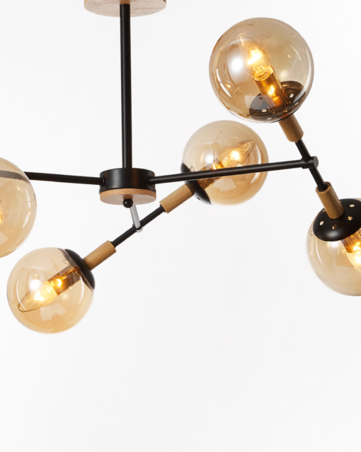 Modern/Traditional Glass Hanging Lamp IA-9503 - Image 6