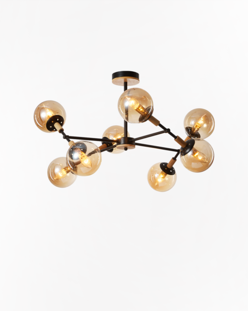 Modern/Traditional Glass Hanging Lamp IA-9503 - Image 7