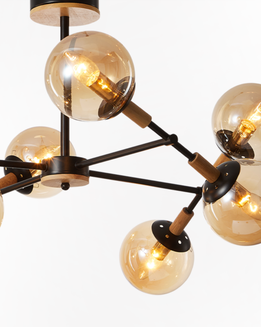 Modern/Traditional Glass Hanging Lamp IA-9503 - Image 9