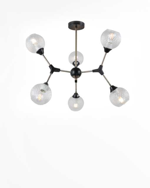 Modern/Traditional Glass Hanging Lamp IA-9505 - Image 4