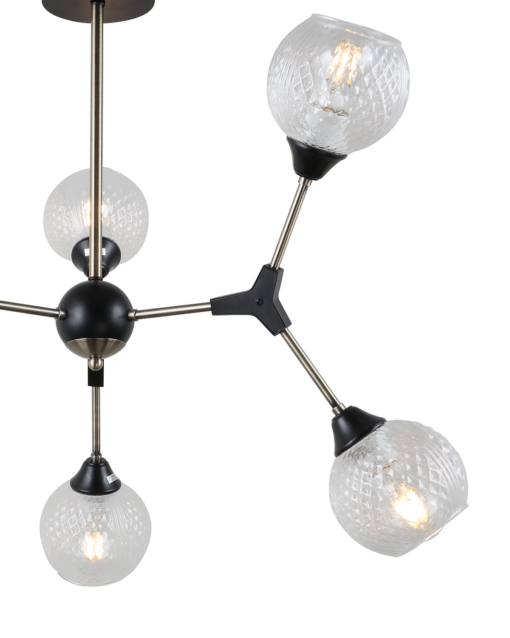 Modern/Traditional Glass Hanging Lamp IA-9505 - Image 6