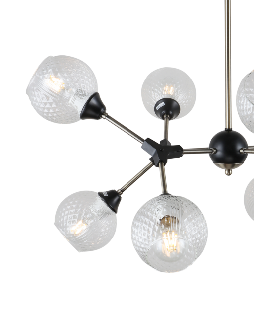 Modern/Traditional Glass Hanging Lamp IA-9505 - Image 9