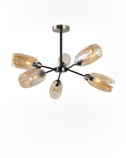 Modern/Traditional Glass Hanging Lamp IA-9508 - Image 4