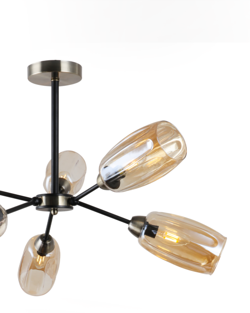 Modern/Traditional Glass Hanging Lamp IA-9508 - Image 5