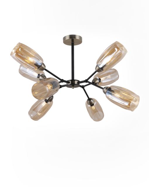 Modern/Traditional Glass Hanging Lamp IA-9508 - Image 7