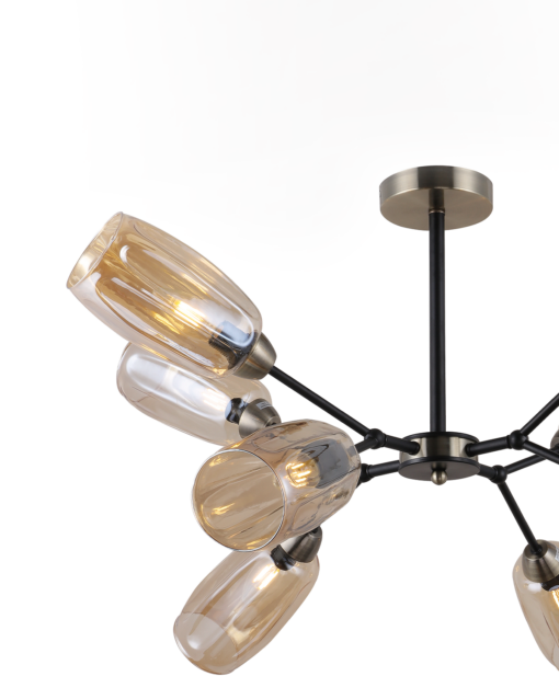 Modern/Traditional Glass Hanging Lamp IA-9508 - Image 8