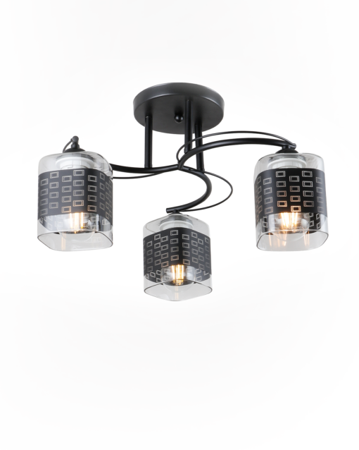 Modern/Traditional Glass Low Ceiling Lamp IA-9511