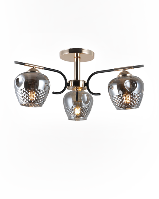 Modern/Traditional Glass Low Ceiling Lamp IA-9515
