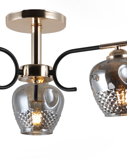 Modern/Traditional Glass Low Ceiling Lamp IA-9515 - Image 3