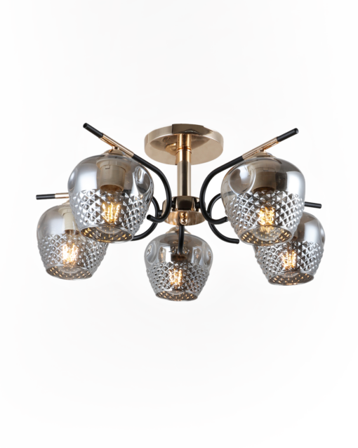 Modern/Traditional Glass Low Ceiling Lamp IA-9515 - Image 4