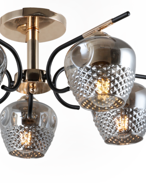 Modern/Traditional Glass Low Ceiling Lamp IA-9515 - Image 6