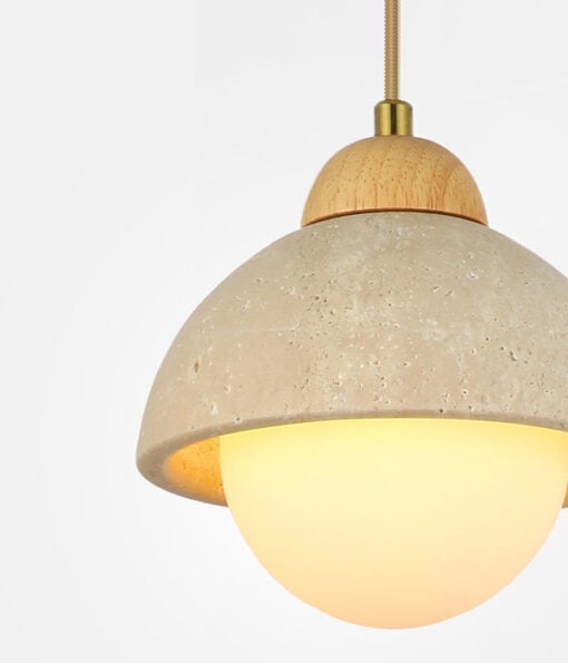 Scandinavian stone pendant lamp - Image 6