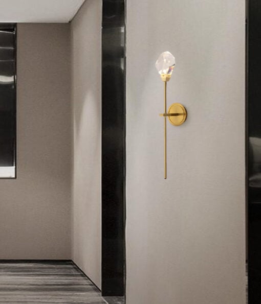 Modern crystal wall lamp - Image 3