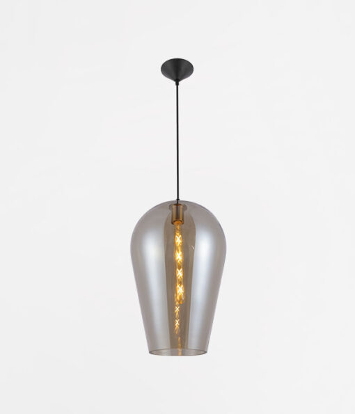 SINGLE MODERN GLASS PENDANT LAMP