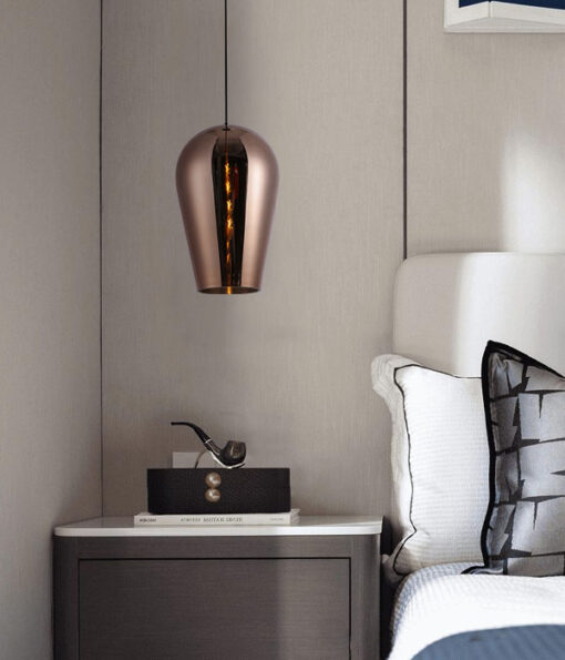 SINGLE MODERN GLASS PENDANT LAMP - Image 8