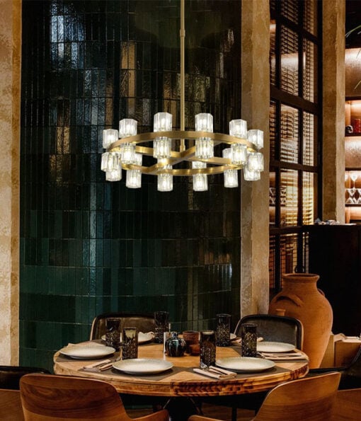 MODERN CRYSTAL HANGING LAMP - Image 6