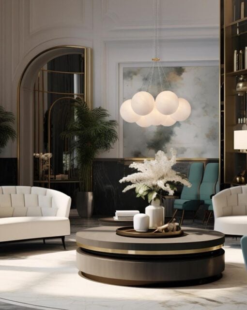 Modern Brass Hanging Lamp Light IA-PR 9262 - Image 4