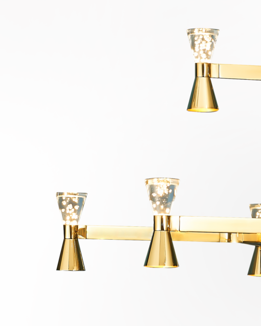 Modern Brass LED Hanging Lamp IA-PR 9447 - Image 3